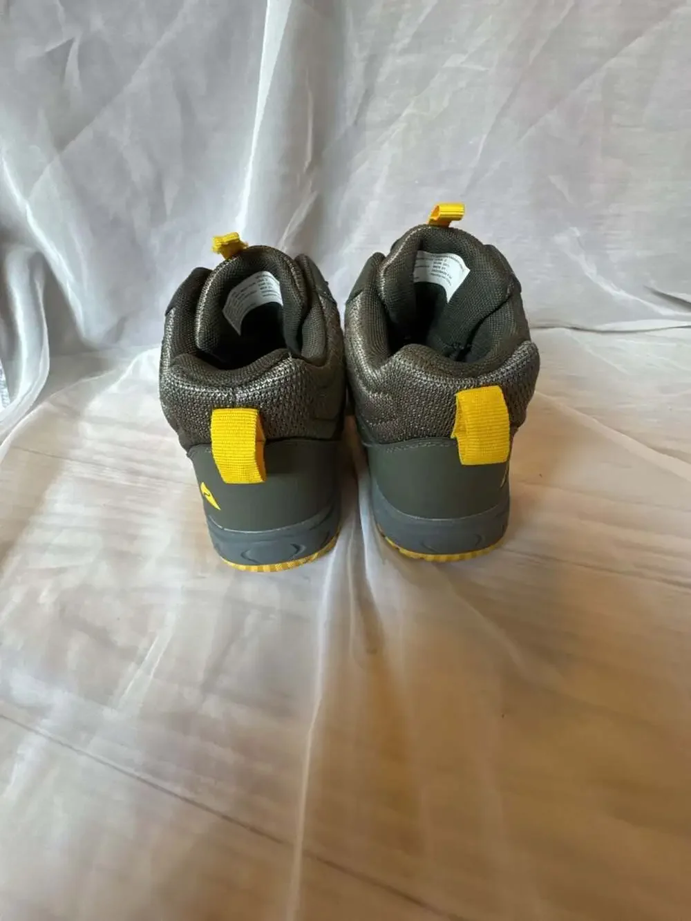 Ozark Trail Boys Hiking Boots Olive Green and Yellow